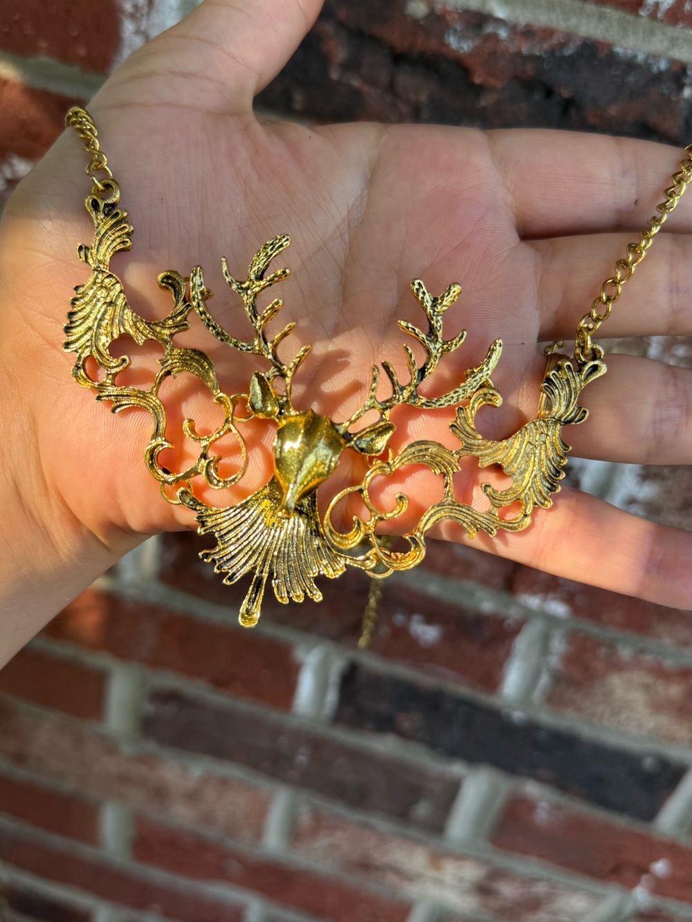Boho Vintage Deer Antler Statement - Picture 6 of 6
